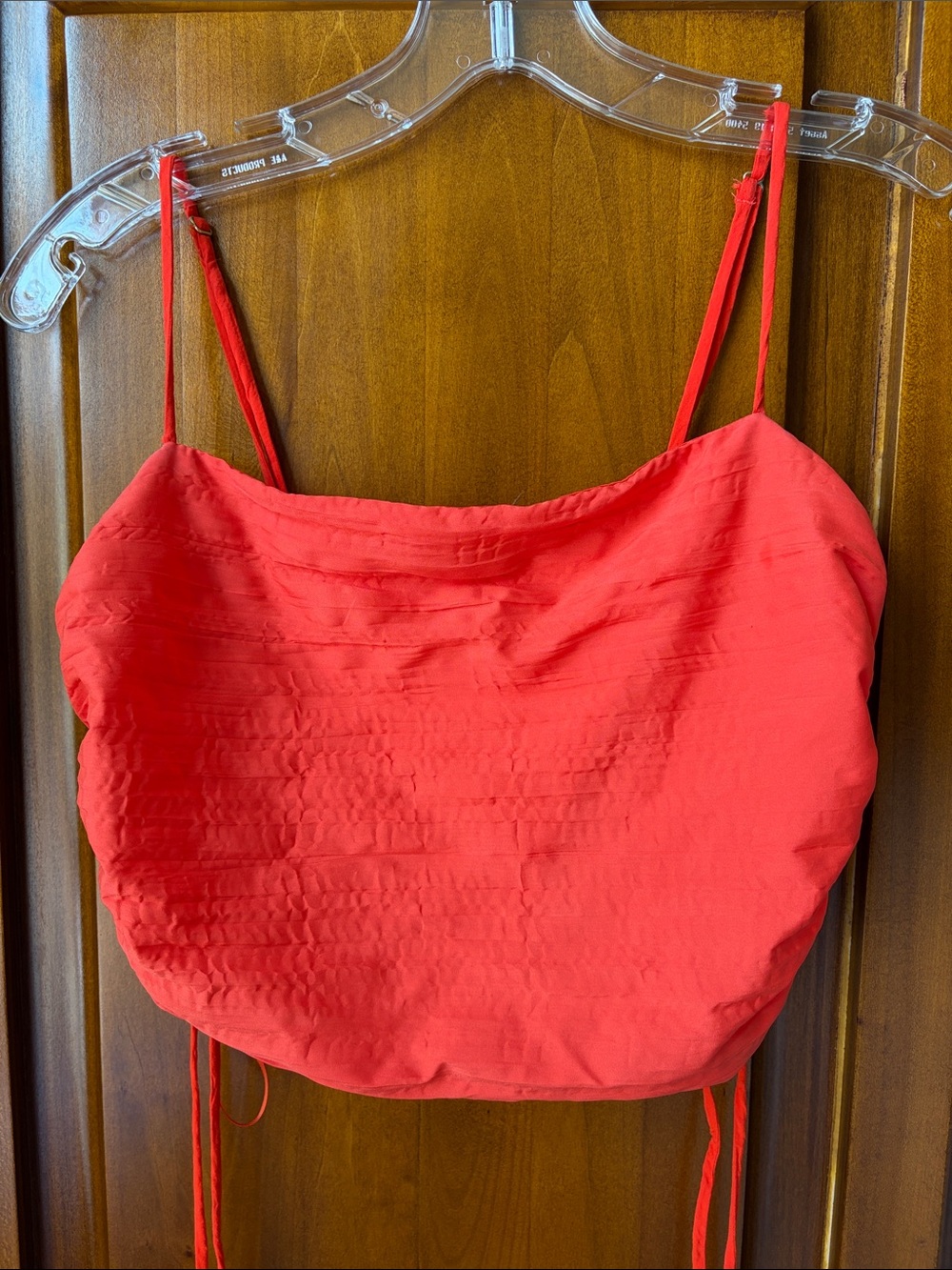 Reddish Orange Urban Outfitters Crop Top